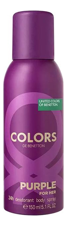 

Benetton Colours Purple: дезодорант 150мл, Benetton Colours Purple
