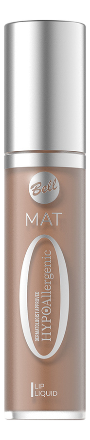 

Матовая жидкая помада для губ Hypoallergenic Mat Lip Liquid 20мл: No 01, Матовая жидкая помада для губ Hypoallergenic Mat Lip Liquid 20мл
