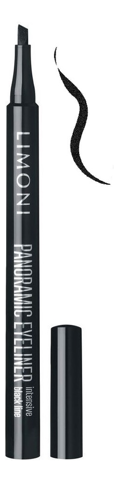 

Стойкая подводка-фломастер Panoramic Eyeliner 1мл: 01 Black, Стойкая подводка-фломастер Panoramic Eyeliner 1мл