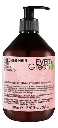 Dikson Кондиционер для окрашенных волос Every Green Colored Hair Restoring Conditioner