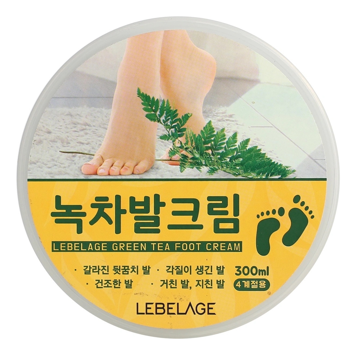 

Крем для ног с экстрактом зеленого чая Green Tea Foot Cream 300мл