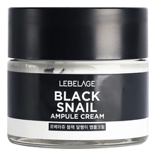 Lebelage Ампульный крем для лица с муцином черной улитки Black Snail Ampule Cream 70мл