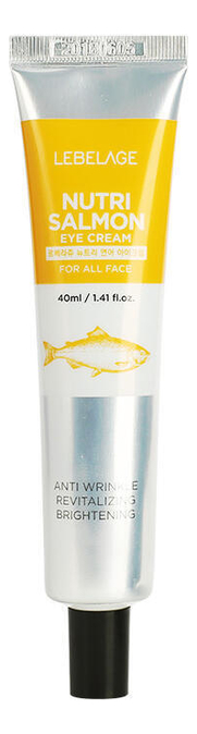 

Крем для области вокруг глаз с маслом лосося Nutri Salmon Eye Cream: Крем 40мл, Крем для области вокруг глаз с маслом лосося Nutri Salmon Eye Cream