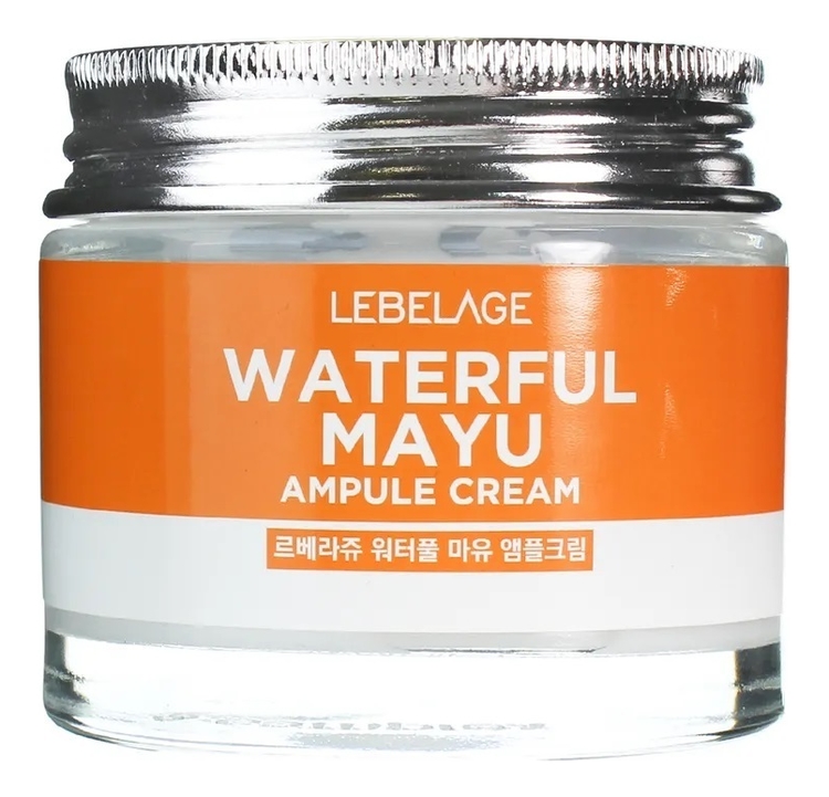 Ампульный крем для лица с лошадиным жиром Waterful Mayu Ampule Cream 70мл ампульный крем с лошадиным маслом waterful mayu 70 мл