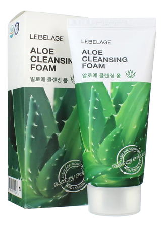 Lebelage Очищающая пенка для лица с экстрактом алоэ Cleansing Foam Aloe 100мл