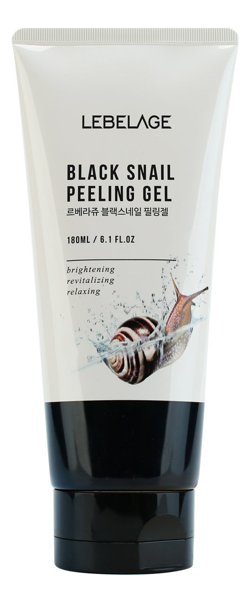 Пилинг-гель для лица с муцином улитки Black Snail Peeling Gel 180мл пилинг гель для лица с муцином королевской улитки escargot noblesse intensive peeling gel 180мл