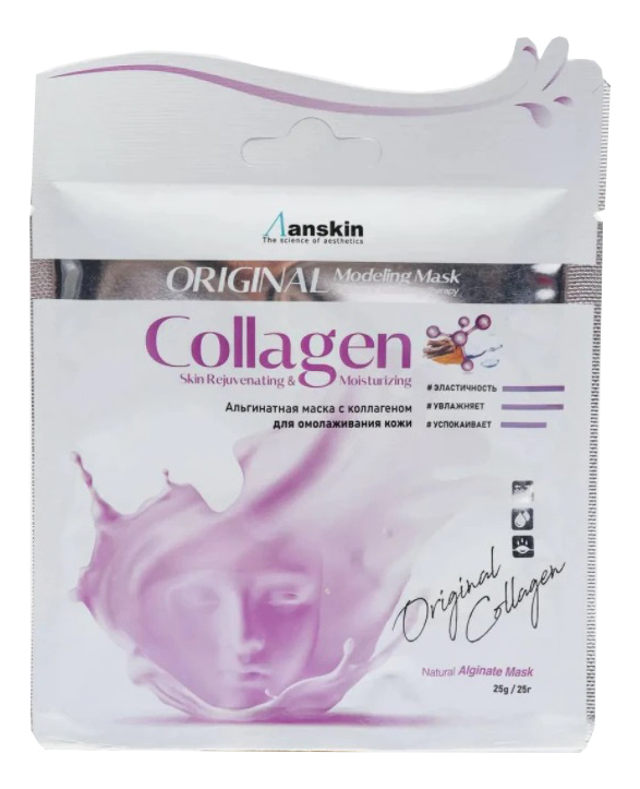 Маска альгинатная с коллагеном укрепляющая Collagen Modeling Mask: Маска 25г