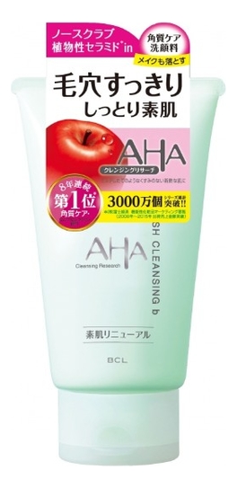 Купить Очищающая пенка для лица с фруктовыми кислотами Aha Sensitive Wash Cleansing 120г, BCL