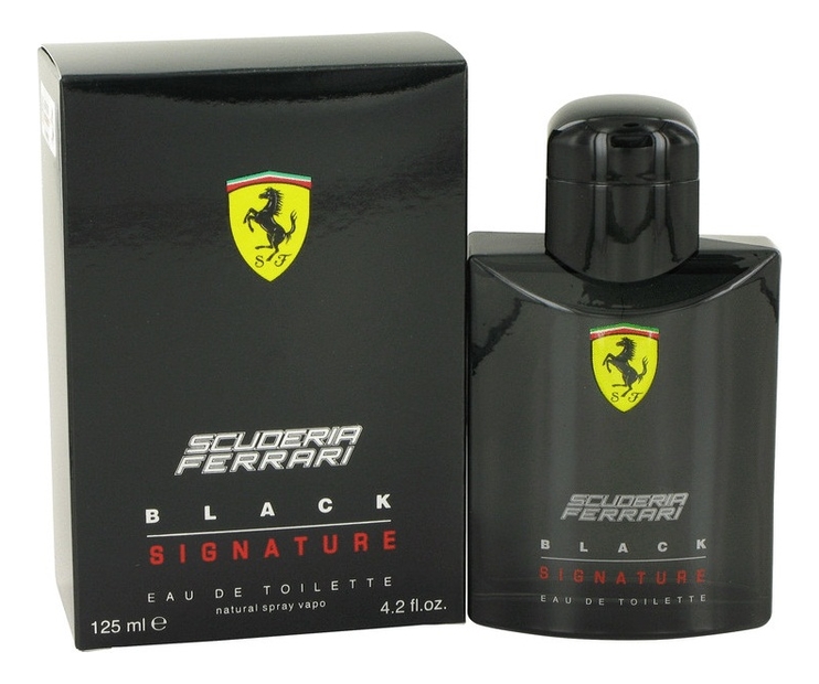 

Scuderia Black Signature: туалетная вода 125мл, Scuderia Black Signature