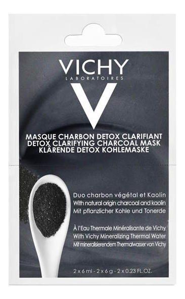 

Детокс-маска для лица с древесным углем Detox Clarifying Charcoal Mask: Маска 2*6мл, Детокс-маска для лица с древесным углем Detox Clarifying Charcoal Mask