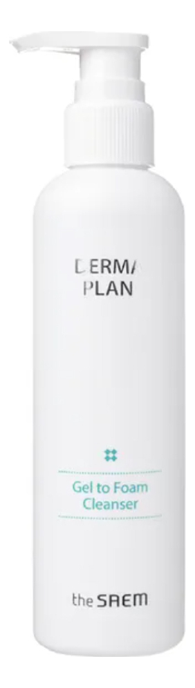 

Гель-пена для умывания Derma Plan Gel To Foam Cleanser 180мл