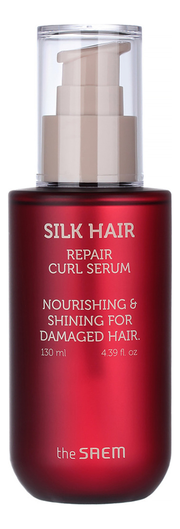 сыворотка восстанавливающая для вьющихся волос silk hair repair curl serum 80мл Сыворотка восстанавливающая для вьющихся волос Silk Hair Repair Curl Serum 80мл