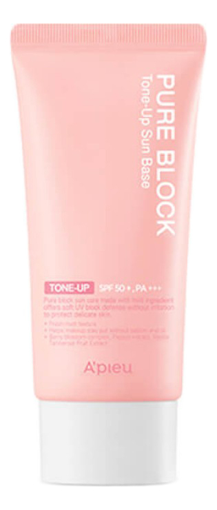 Солнцезащитная база под макияж Pure Block Tone-Up Sun Base SPF50 PA 50мл 976₽