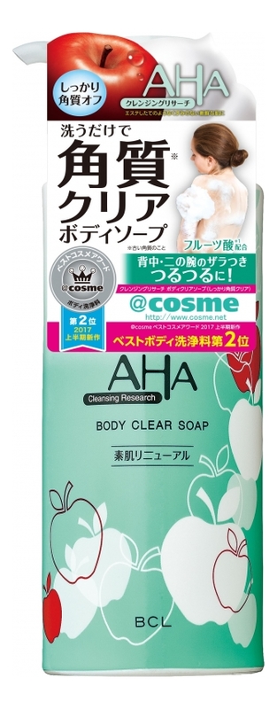 

Гель для душа для нормальной кожи с фруктовыми кислотами Aha Body Clear Soap 400мл