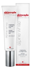 Skincode Осветляющая ночная маска для лица Essentials Alpine White Brightening Overnight Mask 50мл