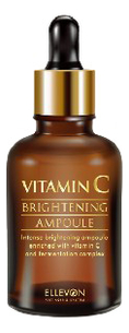 Осветляющая сыворотка для лица с витамином С Ellevon Vitamin C Brightening Ampoule 50мл ellevon vitamin c brightening ampoule осветляющая сыворотка для лица с витамином с 50 мл