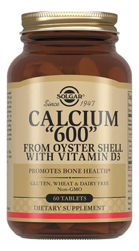Биодобавка Кальций 600 из раковин устриц Calcium 600 From Oyster Shell 60 таблеток