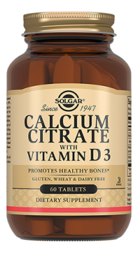 Биодобавка Кальция цитрат с витамином D3 Calcium Citrate With Vitamin 60 таблеток