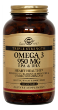 SOLGAR Биодобавка Тройная Омега-3 Triple Strength Omega 3 EPA & DHA