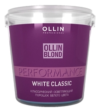 OLLIN Professional Классический осветляющий порошок белого цвета Ollin Blond Performance White Classic