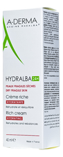 A-DERMA Насыщенный увлажняющий крем для лица Hydralba 24H Rich Hydrating Cream 40мл