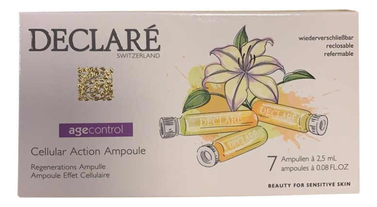

Ампульный концентрат для лица с омолаживающим эффектом Age Control 40+ Cellular Action Ampoule 7*2,5мл