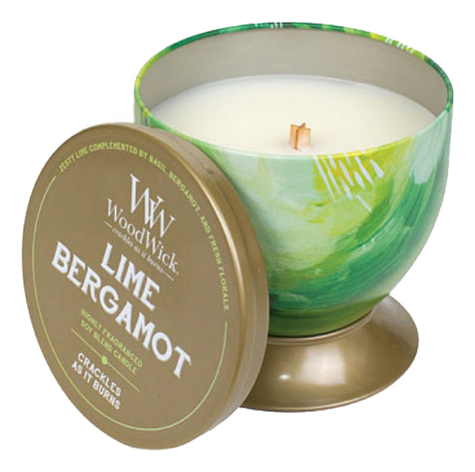 

Ароматическая свеча-чаша Lime Bergamot 241г (средняя)