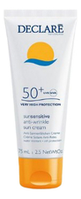 DECLARE Солнцезащитный омолаживающий крем для лица и тела Sun Sensitive Anti-Wrinkle Cream SPF50+ 75мл