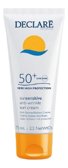 Солнцезащитный омолаживающий крем для лица и тела Sun Sensitive Anti-Wrinkle Cream SPF50+ 75мл от Randewoo
