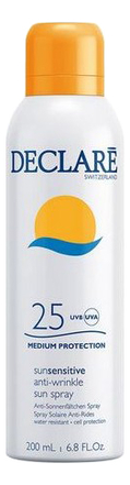 

Солнцезащитный омолаживающий спрей для лица и тела Sun Sensitive Anti-Wrinkle Spray SPF25 200мл