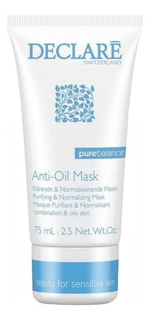 Маска для жирной и проблемной кожи лица Pure Balance Anti-Oil Mask 75мл маска для жирной и проблемной кожи лица pure balance anti oil mask 75мл