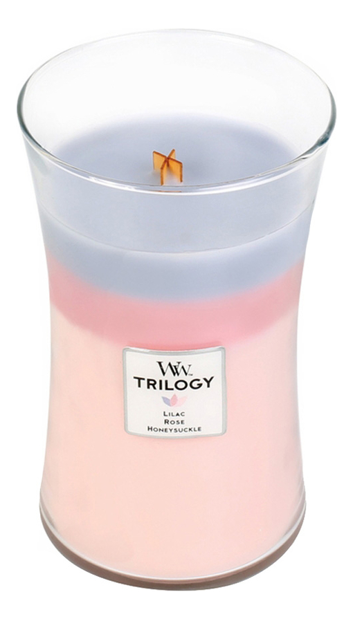 

Ароматическая свеча Trilogy Lilac, Rose и Honeysuckle: Свеча 609,5г, Ароматическая свеча Trilogy Lilac, Rose и Honeysuckle