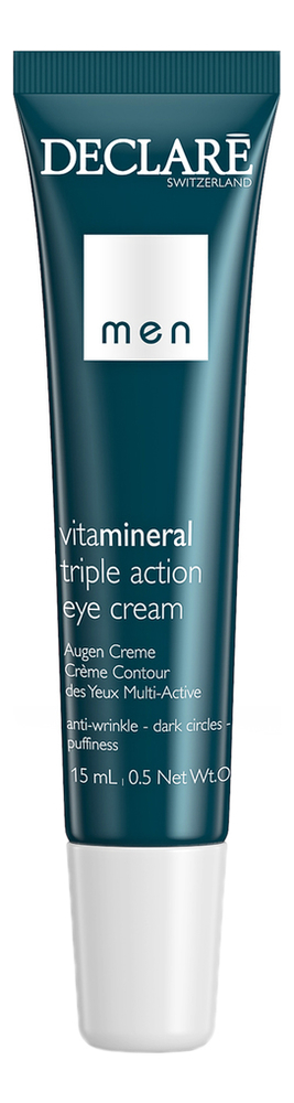 Крем для кожи вокруг глаз Men Care Triple Action Eye Cream 15мл declare men vitaminral triple action eye cream