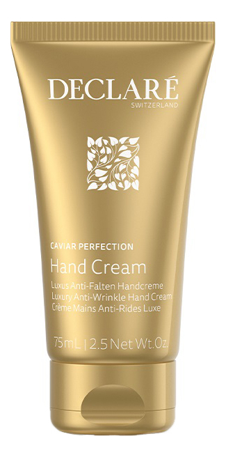 Крем-люкс для рук с экстрактом черной икры Caviar Perfection Luxury Anti-Wrinkle Hand Cream 75мл крем для рук declaré крем люкс для рук против морщин с экстрактом черной икры caviar perfection hand cream