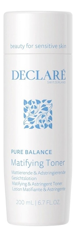 Тонер для лица сужающий поры Pure Balance Matifying Toner 200мл