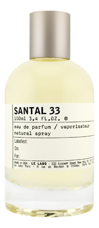 

Santal 33: парфюмерная вода 100мл уценка, Santal 33