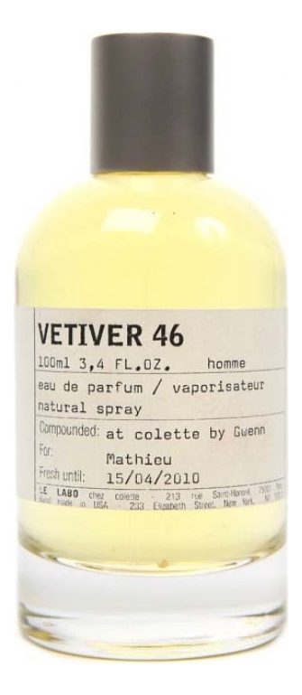 

Vetiver 46: парфюмерная вода 100мл уценка, Vetiver 46