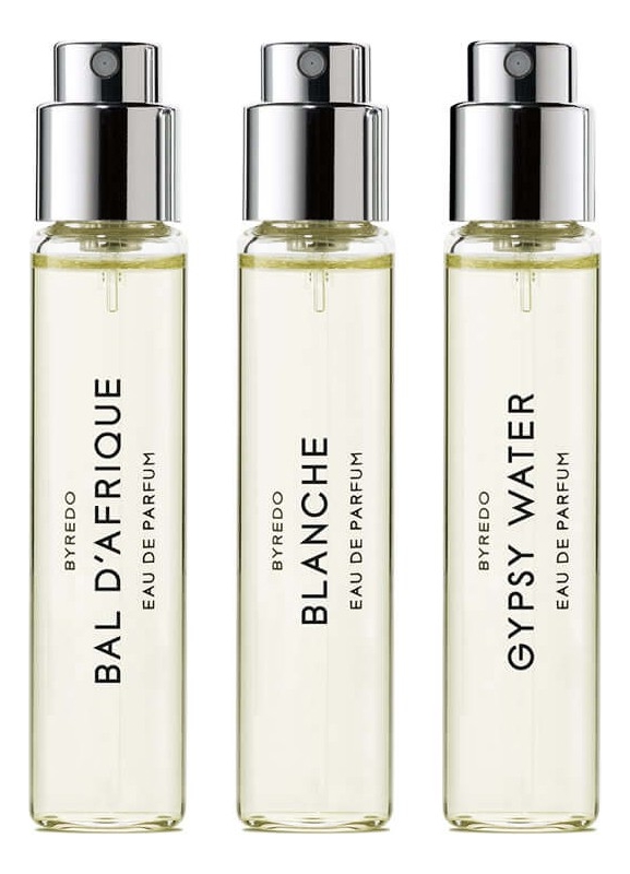La Selection Nomade Set: набор 3*12мл (Blanche + Bal D'Afrique + Gypsy Water) byredo gypsy water гель для душа 225мл