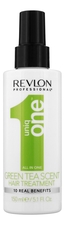 Revlon Professional Спрей-маска для ухода за волосами с ароматом зеленого чая Uniq One All In One Green Tea Scent Hair Treatment 150мл