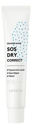 

Гель-маска для сухой кожи лица SOS Dry Correct Seaweed Mask 60мл