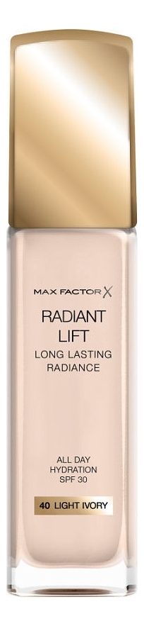 

Тональная основа Radiant Lift Long Lasting Radiance 30мл: 40 Light Ivory, Тональная основа Radiant Lift Long Lasting Radiance 30мл
