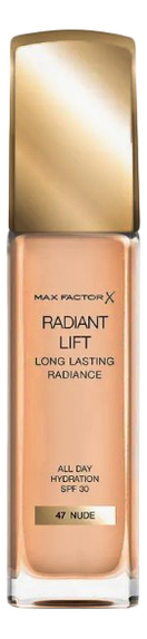 

Тональная основа Radiant Lift Long Lasting Radiance 30мл: 47 Nude, Тональная основа Radiant Lift Long Lasting Radiance 30мл