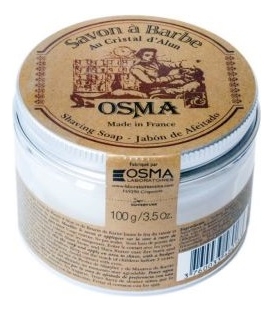 

Твердое мыло для бритья с квасцами Savon A Barbe 100г: Мыло (в банке), Твердое мыло для бритья с квасцами Savon A Barbe 100г