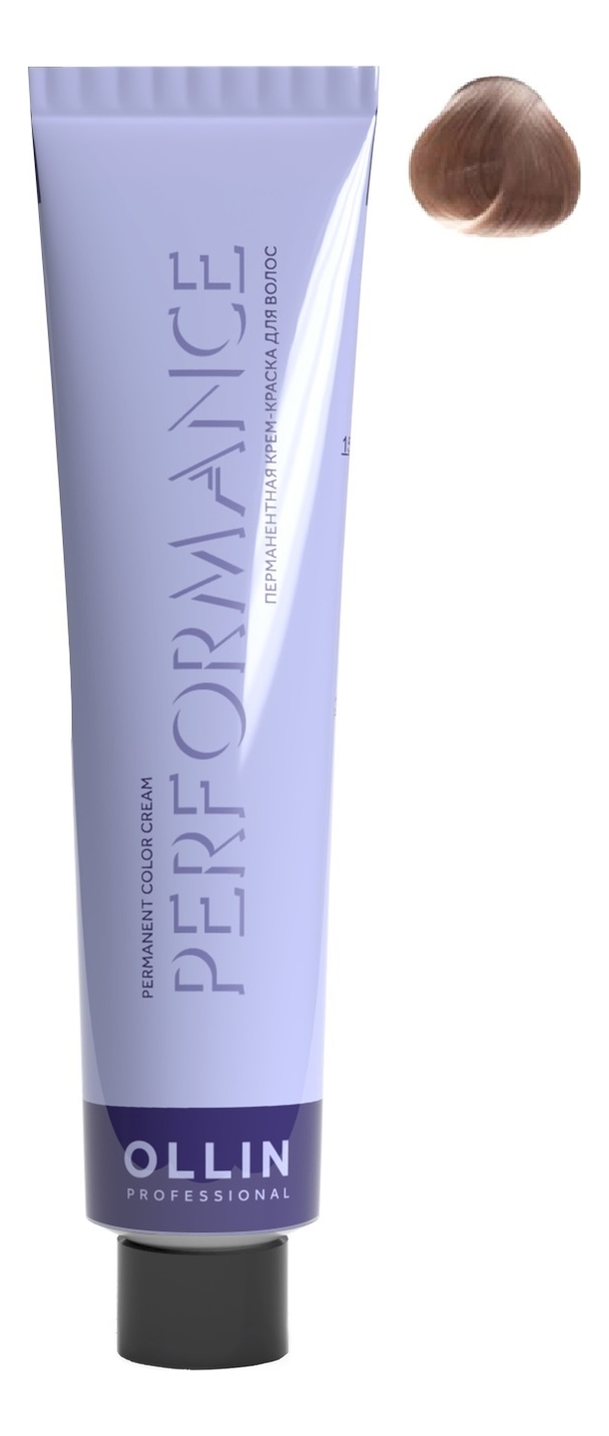 Перманентная крем-краска для волос Performance Permanent Color Cream 60мл: 10/7 светлый блондин коричневый