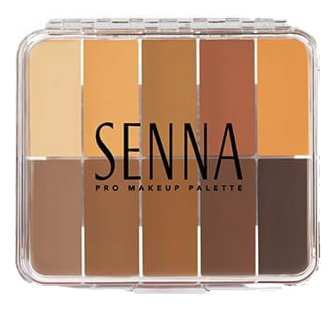 

Палетка кремовых тональных основ Mini Slipcover Cream To Powder Palette 42г: Medium-Dark 2, Палетка кремовых тональных основ Mini Slipcover Cream To Powder Palette 42г