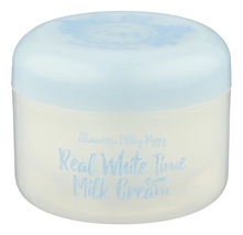 Elizavecca Крем для лица осветляющий Milky Piggy Real White Time Milk Cream 100г