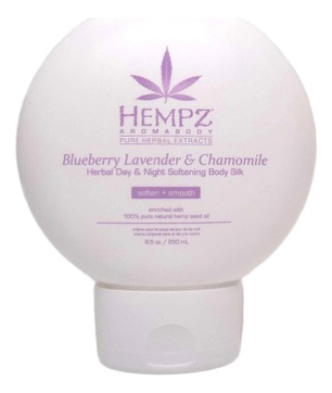 Шелк для лица и тела Blueberry Lavender & Chamomile Herbal Body Silk 250мл (лаванда, ромашка и дикие ягоды)
