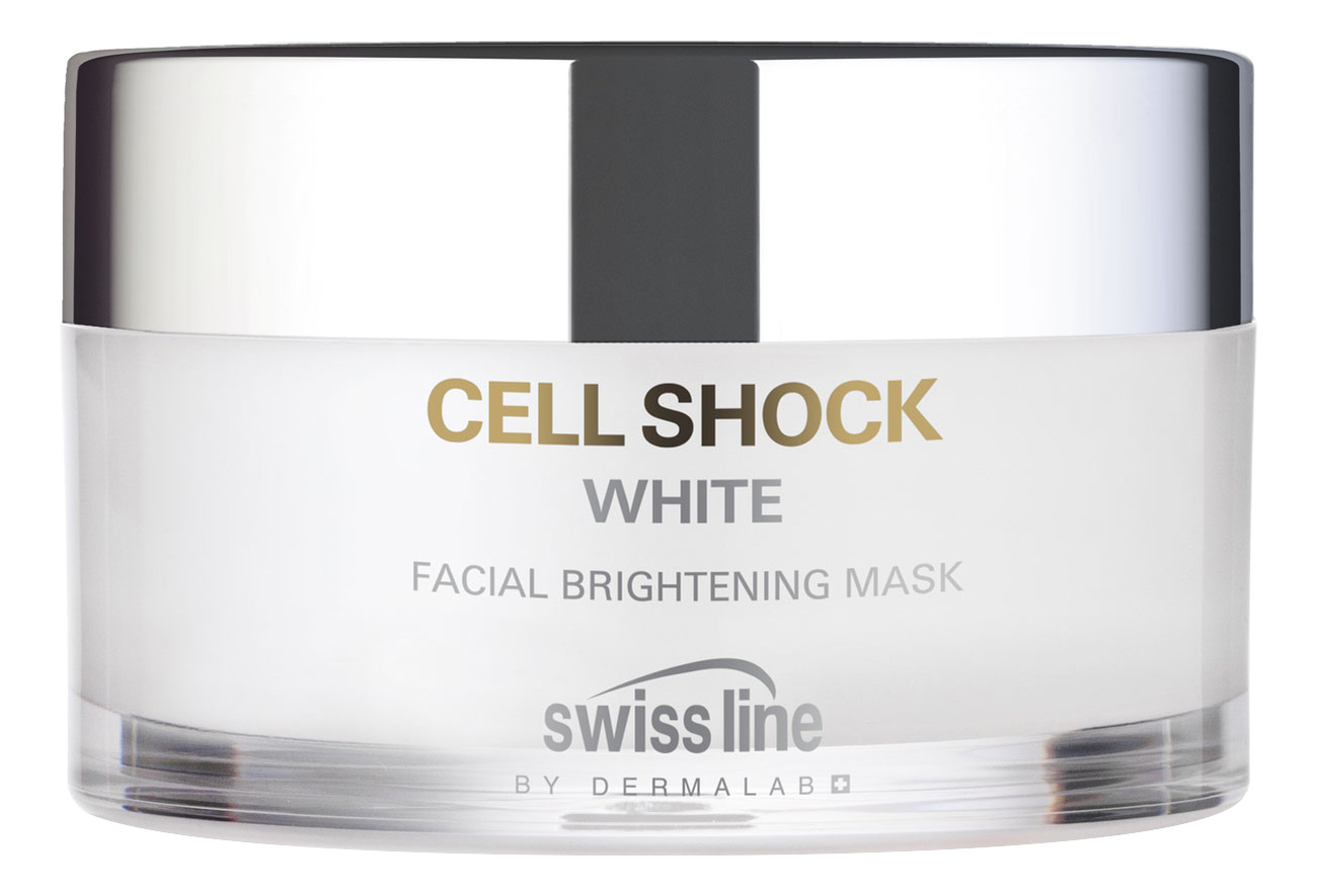 Осветляющая освежающая маска для лица Cell Shock White Facial Brightening Mask 50мл