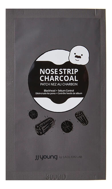 

Полоски для носа от черных точек экстрактом угля Pore Nose Strip Charcoal 6шт