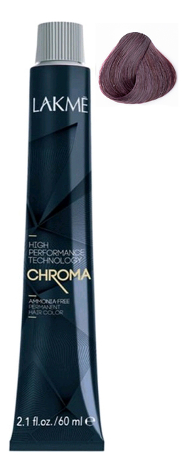 

Безаммиачная крем-краска для волос Chroma Ammonia Free Permanent Hair Color 60мл: 4-22 Средний шатен фиолетовый яркий, Безаммиачная крем-краска для волос Chroma Ammonia Free Permanent Hair Color 60мл